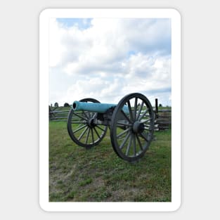 Cannon at Gettysburg Sticker